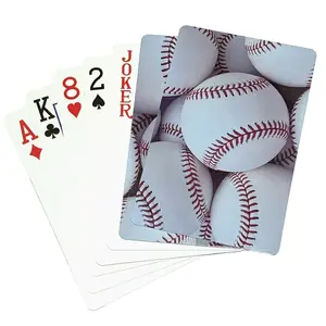 Baseballs Playing Deck of Cards Bridge 2.25” with Jokers