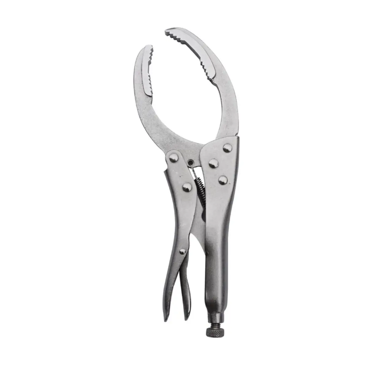 Locking Grip Oil Filter Wrench Pliers, 9 inch Alloy Steel Remover Wrench Tool, Fits Most Car and Equipment Filters