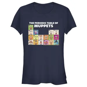 Juniors Womens The Muppets Periodic Table of Muppets T-Shirt