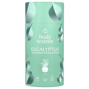 Body Restore Shower Steamers, Eucalyptus, 6 Tablets, 5.3 oz Body Restore Shower Steamers, Eucalyptus, 6 Tablets, 5.3 oz