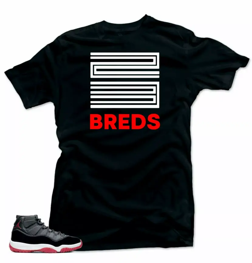 Unisex Shirt To Match Sneaker, 23 Breds Black Tee Tees, Jordan 11 Bred Outfit, Trending Shirts, Top Tshirt