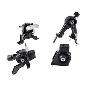 VEVOR Engine and Transmission Motor Mount Kit Replacement, Set of 4, Compatible with 2009–2013 Toyota Corolla 1.8L L4, Replace OE# A62015, A62039, A62027, A62023, Secure Support