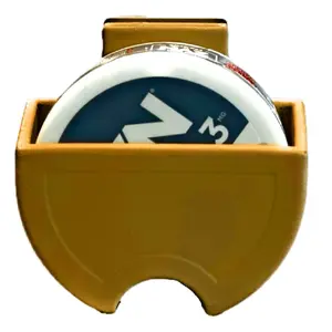 Molle Zyn Pouch Sheath for attaching Zyn Cans to Tactical Gear Hard Case Positive Click Retention