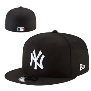 New Era MLB New York Yankees Black 9FIFTY Snapback Hat with White Logo and MLB Patch