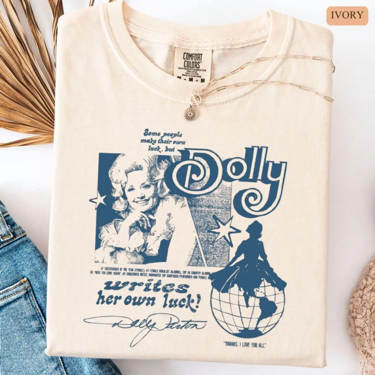 Comfort Colors Dolly Parton Shirt, Vintage Dolly Fan Tee, Country Music T Shirt, Gift For Fan, Unisex Garment-Dyed Tee, Casual Clothing