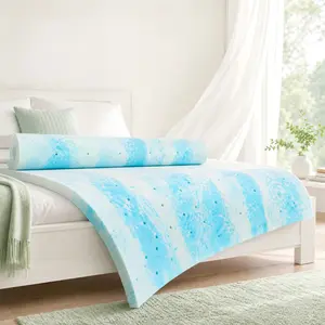 2 inch Mattress Topper Full Gel Memory Foam Mattress Topper Twin Size for Back Pain