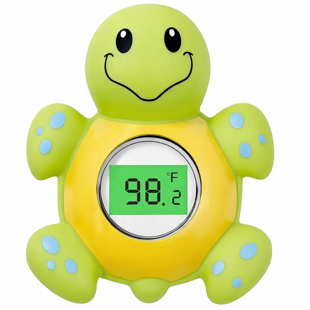 Baby Bath Thermometer, Digital Water Temperature Thermometers with 3 Color Backlit and Temperature Warning, Safety Bath Tube Thermometers Floating Toy for Infant, Toddler Halloween & Christmas gifts Party Favors