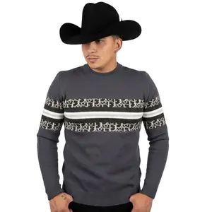Men sweater grey
