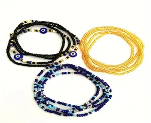 Evil Eye Waisted Beads