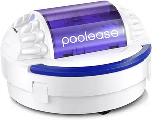 POOLEASE X1 Cordless Pool Robotic Cleaner Pool Vacuum for Above/In Ground Pool, 45W Dual-Motor Self-Parking Enhanced with 2L Debris Capacity
