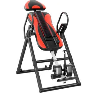YOLEO Gravity Inversion Table for Back Pain Relief 2026 New Inversion Table w/Heat and Massage Lumbar pad Back Stretcher Machine 300 lbs