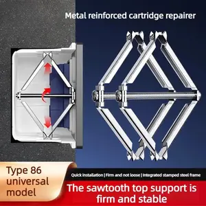 Type 86 Concealed Box Repair Universal Wire Box Junction Bottom Box Panel Fixing Artifact Wall Switch Socket Repair