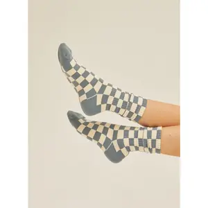 Checkerboard Crew Socks