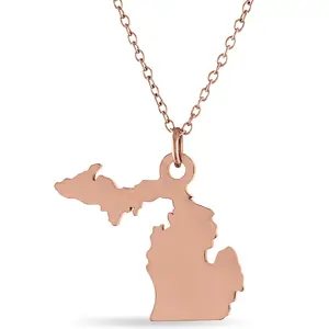 Michigan Necklace - Copper