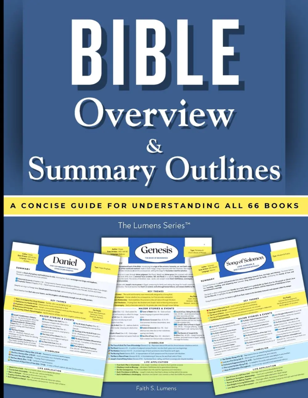 Bible Overview & Summary Outlines: A Quick and Concise Guide for Easy Understanding (The Lumens Series)