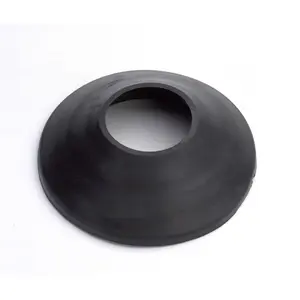 212 MAIN Black Self-Sealing Rain Collar, 1.25-1.5 in. Accessory for No-Calk Roof Flashings & Roof Penetrations