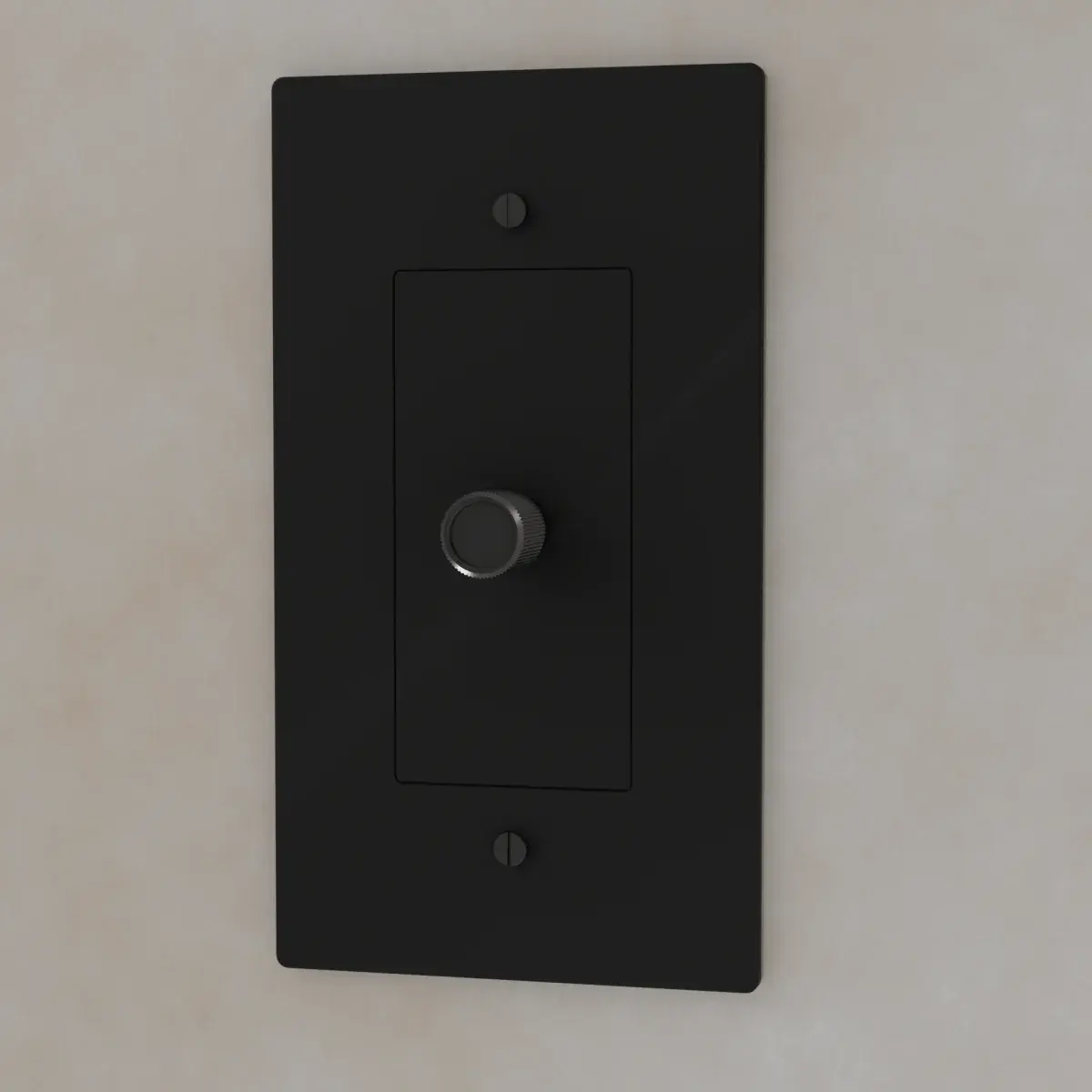 The Brass Rotary Dimmer Switch (1 to 5 Gang) - Night Black