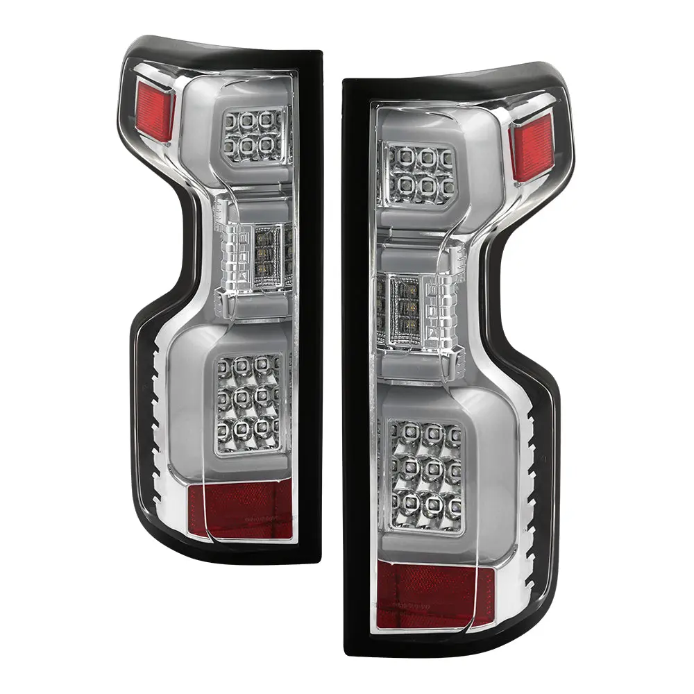 Spyder Auto Led Tail Lights   Chrome   5087287
