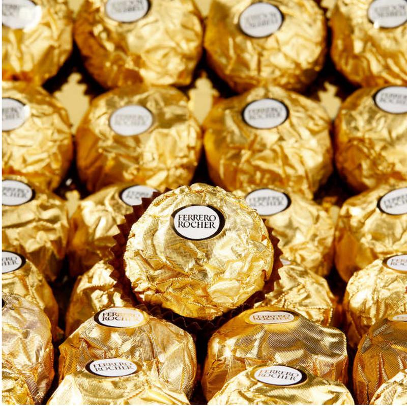 Ferrero Rocher, Milk Chocolate Hazelnut Candy, 48 Count