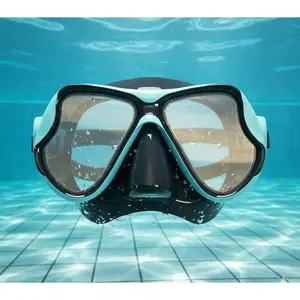 Adult Unisex Snorkel Set, Anti-Fog Diving Mask with Wide View Lens, Soft Silicone Swim Goggles, Leak-Proof Design for Snorkeling & Freediving, Professional Gear