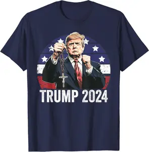 Catholics For Trump 2024 VINTAGE TEE Unisex T-Shirt Hoodie Sweatshirt Tank Top