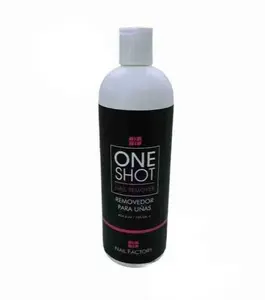 One Shot Nail Remover Solution 16 fl oz by Nail Factory to get rid off the fake nail Polish Manicure