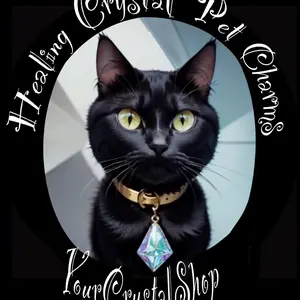 Healing Crystal Pet Charms for Collars - Turquoise, Kunzite, Hiddenite, Larimar, Aegirine, Black Jade and More wrapped well in solid Copper