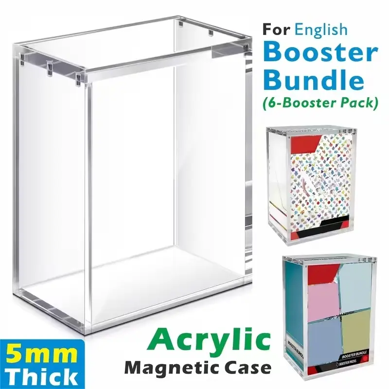 151 booster bundle display box Platinum Protectors for Pokemon 151 Booster Bundle Boxes UV & Scratch-Resistant 20 Pack main image 0
