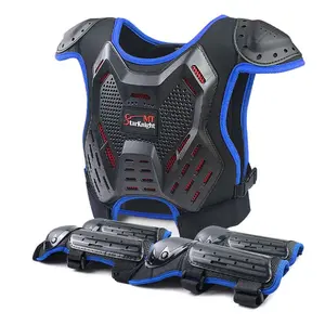 StarknightMT Kids Dirt Bike Gear - Youth Motorcycle Riding Protective Gear ATV Chest Protector Motocross Armor Suit for Boys Girls Mountain Biking Cycling, Blue