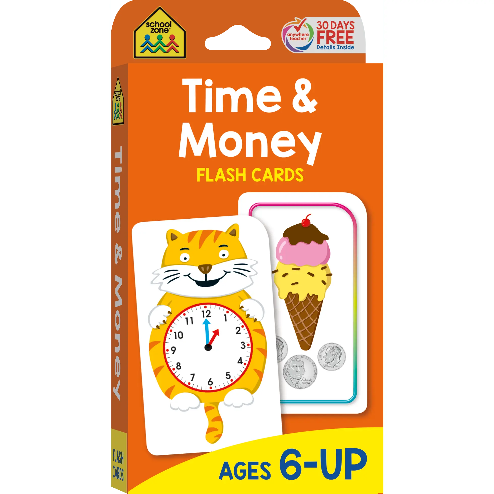 Time & Money Flash Cards