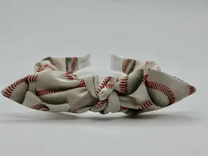 Handmade Sports Hair Accessories | Baseball, Soccer & Football Headbands, Bows & Scrunchies