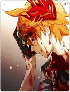 Genshin Impact Tartaglia G.ame Wall Art Painting, Game And Anime Iron Prints for Home Decorations