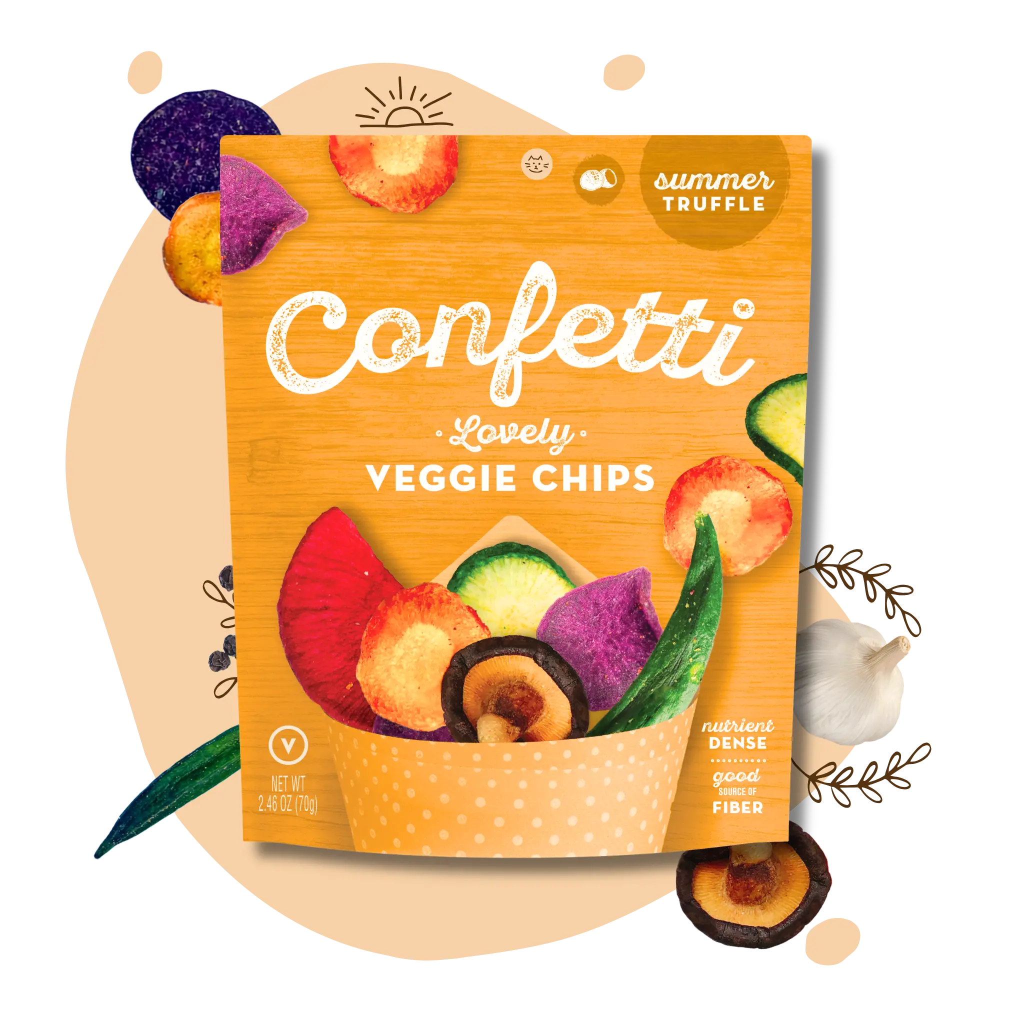 Lovely Vegetable Chips, Summer Truffle