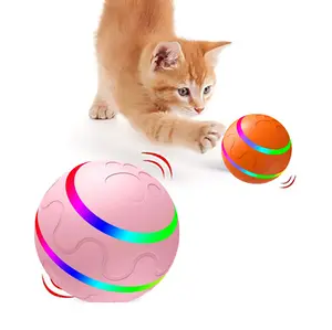 Pet New Cat Wicked Ball Toy Intelligent Ball USB Cat Toys Self Rotating Ball Automatic Rotation Ball