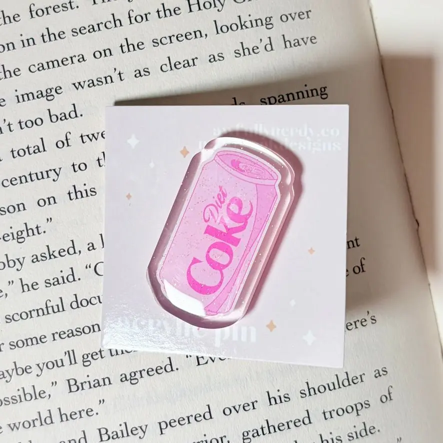 Diet Sparkle Acrylic Pin Diet Sparkle Acrylic Pin