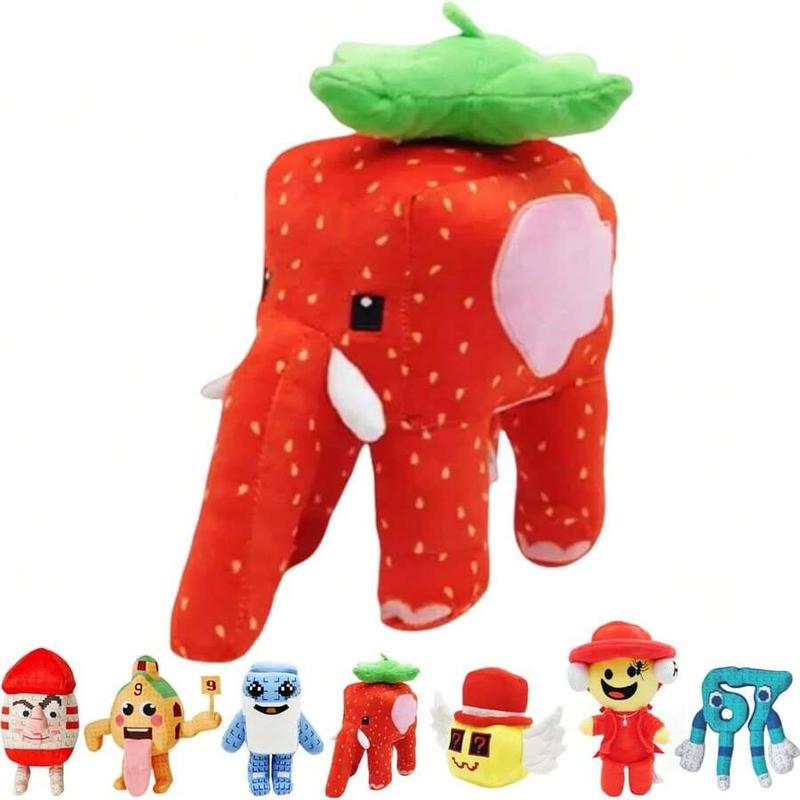 Steal A Brainrot Plush Toys 9.8 Inch Adorable Brainrot 67 Collectible Brain Rot Plush Gift For Fans Light Blue Fabric Toy