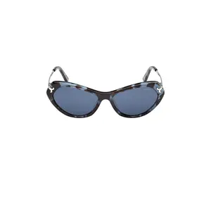 Emilio Pucci Cat Eye Sunglasses in Brown & Blue
