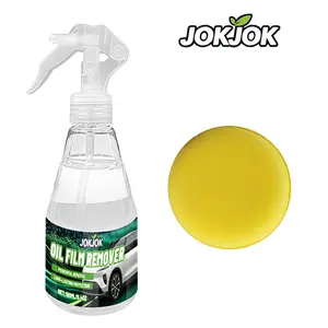 JOKJOK Roll-On Glass Detailing Cream - Automotive Car Window Cleaner with Hydrophobic No-Trace Formula, Portable Degreaser for Oil Removal & Watermark Erasing