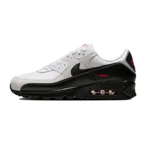 Men's Nike Air Max 90 White/Black-University Red (IV2867 100)