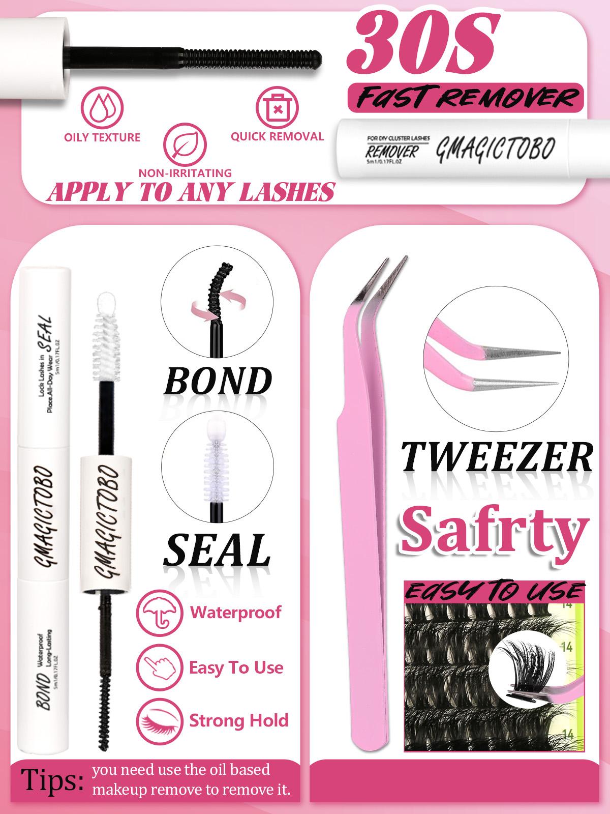 No Itchy Eyes Here Long-Lasting, Waterproof & Super Soft & Thin Band  | Waterproof Long-Lasting Natural Daily Volume Style Beginner-Friendly DIY Lashes for Flawless Voluminous Look Trendy Must-Have Clusters