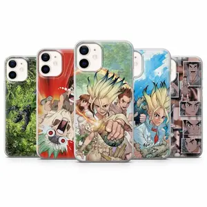 Dr Stone Phone Case Chrome Senku Cover for iPhone, Compatible with iPhone 11, 12, 13, 14, 15, 16, 17 & Samsung S22 S23 S24 S25 – check our available sizes