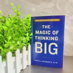 The Magic of Thinking Big Original English Edition Book, Success Mindset, Inspirational Reading, Self-Improvement Literature