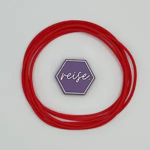 Solid Color Stack - RED Options / Silicone Stacking Bracelets / Select Your Variant