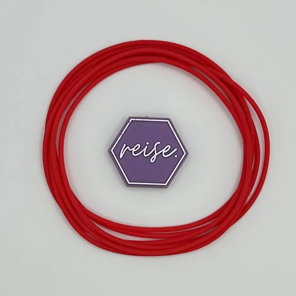 Solid Color Stack - RED Options / Silicone Stacking Bracelets / Select Your Variant
