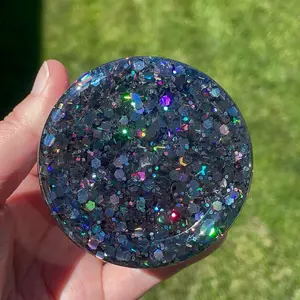 Oil Spill Sparkly Clear Slime - Colorful Chameleon Effect, Simple Yet Captivating Design, Ideal for Playtime Fun