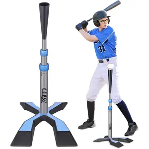 Baseball Tee for Hitting, Batting Tee with 5.8 LB Base, Softball Tee 24"-45" Height Adjustment, Hitting Tee for Baseball  Accessories