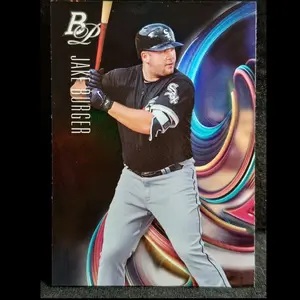 2018 Bowman Platinum Top Prospects #TOP-9 Jake Burger Baseball Card Collectible