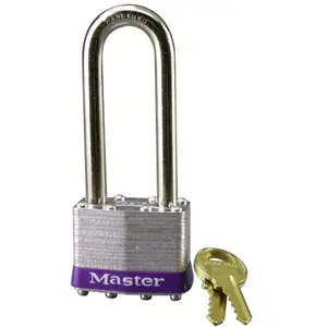 Master Lock Laminated No. 1 Long Shackle Padlock