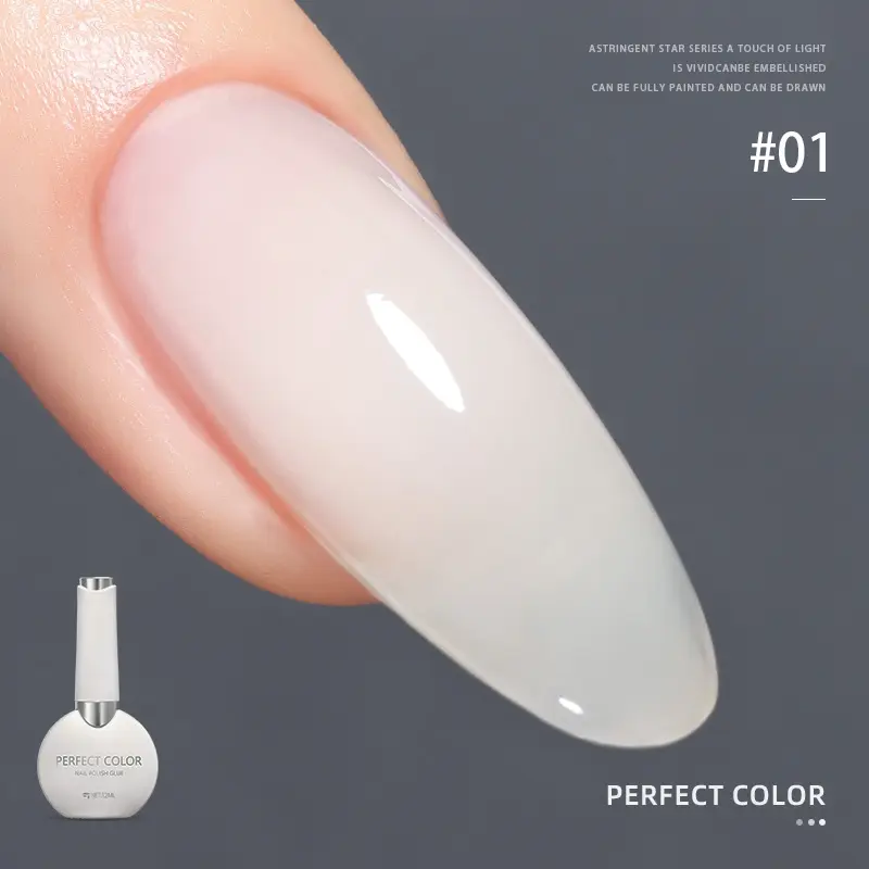 【Buy 2 Get 1 Free Top Coat】12ML Rubber Base Builder Gel for Natural Nails, Needed Top Coat & UV/LED,Long Lasting Milky White Nude Gel Polish for Nail Thickening & Strengthener, 4-in-1 Color Gel in A Bottle DealsForYourDays