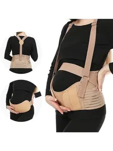 TikTok Hot-Selling Three-Piece Set Belly Support Belt Back Strap Style for Pregnant Women Mid-Late Pregnancy Comfortable Adjustable